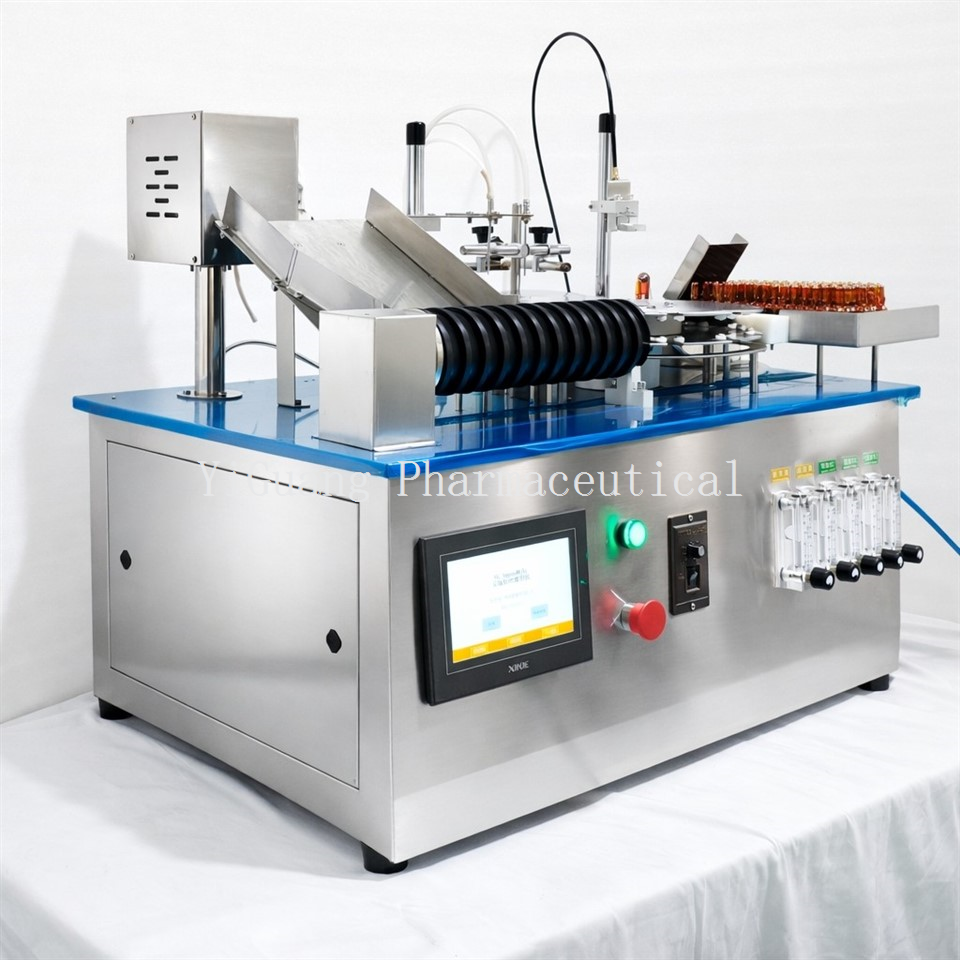 Compact Desktop Automatic Ampoule Filling And Sealing Machine factory
