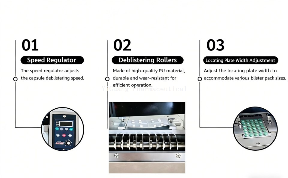 Semi-Automatic Capsule Tablet Deblistering Machine factory